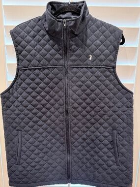 Mobile Bay Collection Men’s Diamond Quilted Vest Navy - LARGE